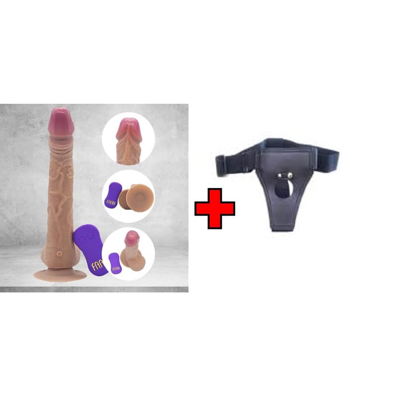 Dr.Love USB Şarjlı Uzaktan Kumandalı – Belden Bağlamalı Kemerli – Ultra Realistik Penis – ‘